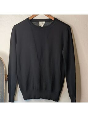 Line & Dot Black Crew Neck Sweater Size S